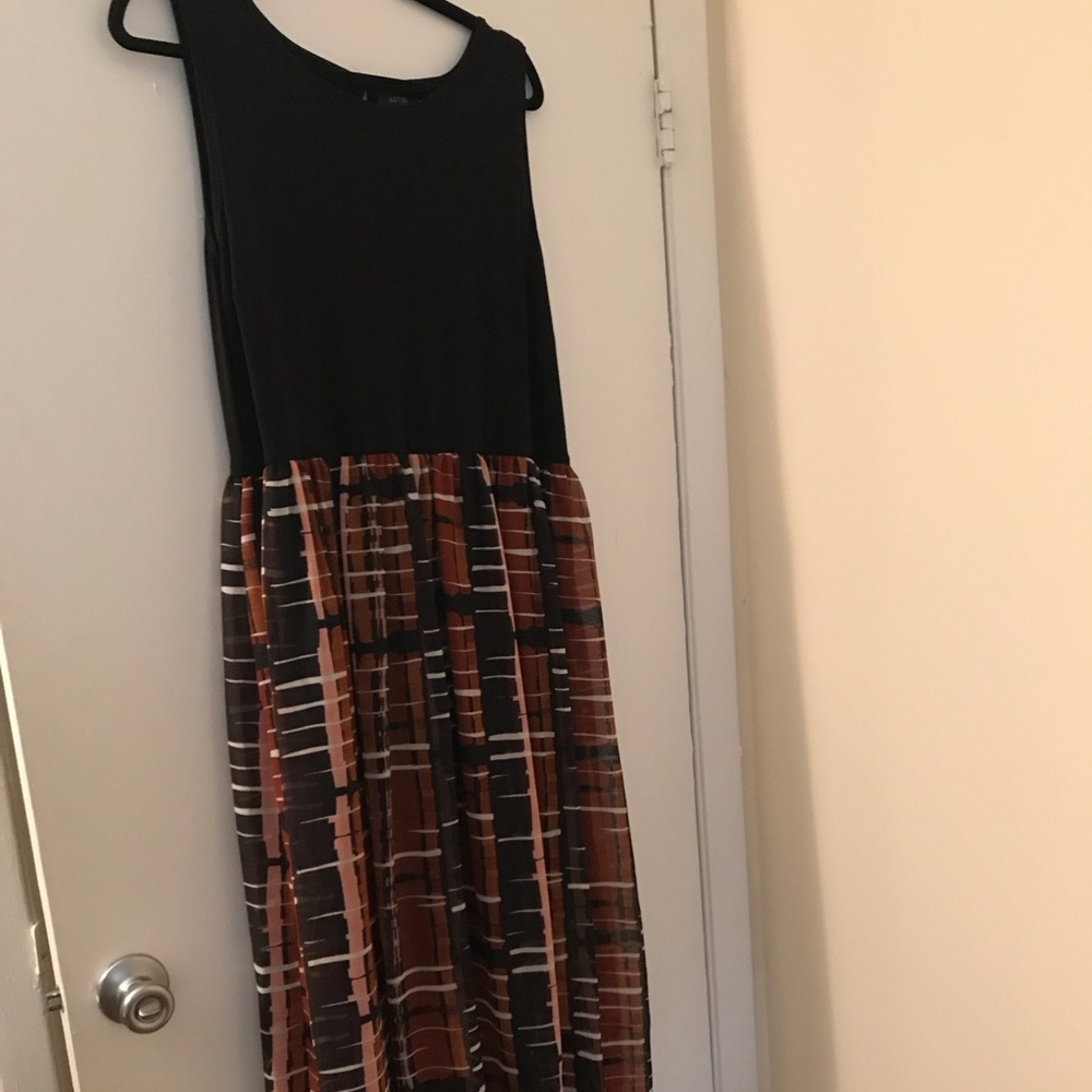 Printed maxi dress